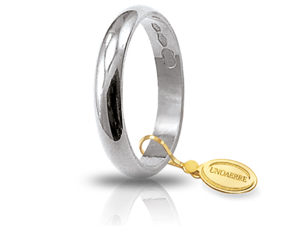 Fede Classica Unoaerre 3 gr Oro Bianco