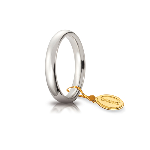 Fede Unoaerre Comoda 3,5mm in oro Bianco