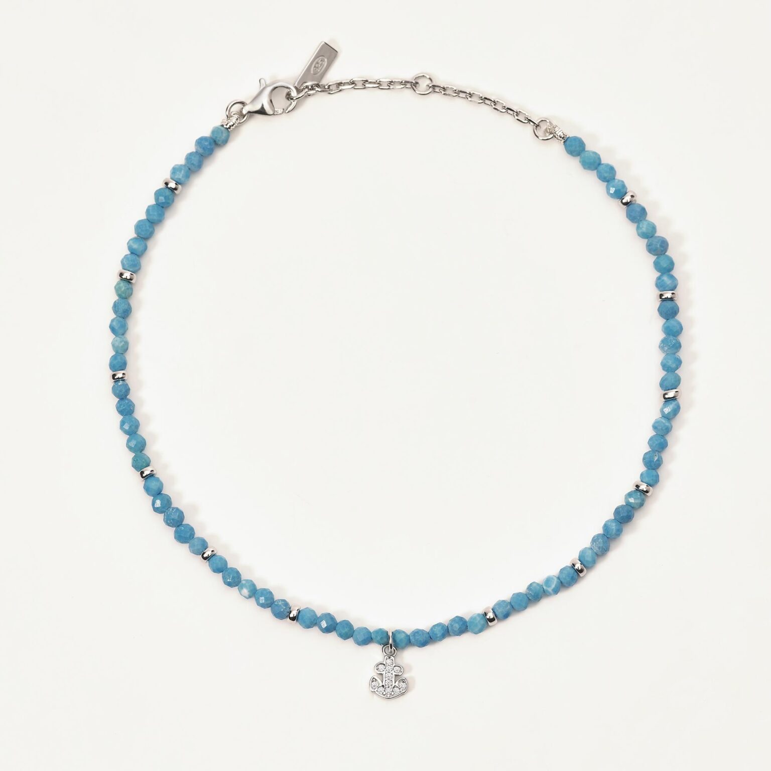 Cavigliera Donna Mabina in Argento con Ancora - 533567