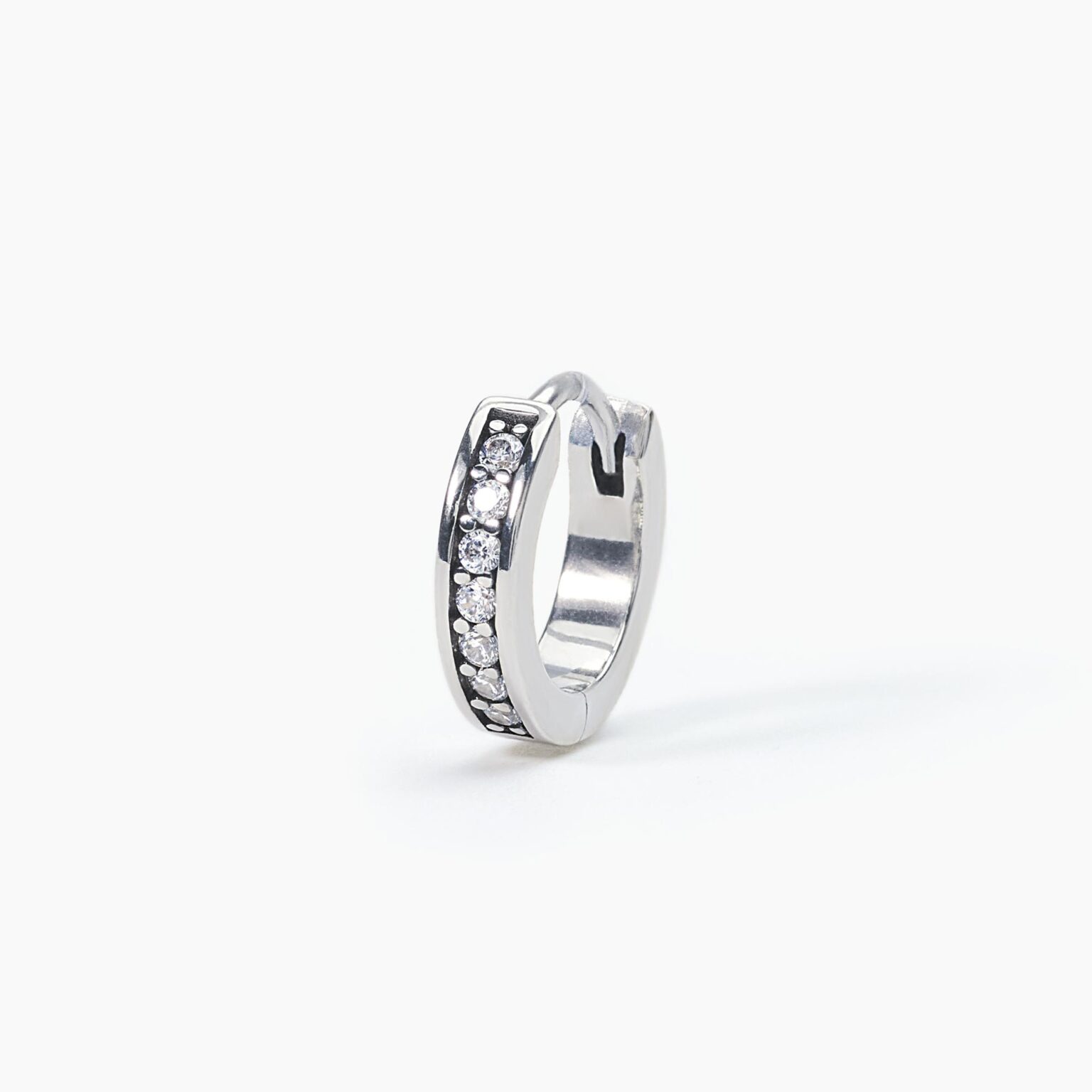 Mono Orecchino a Cerchio Uomo Mabina in Argento - 563530