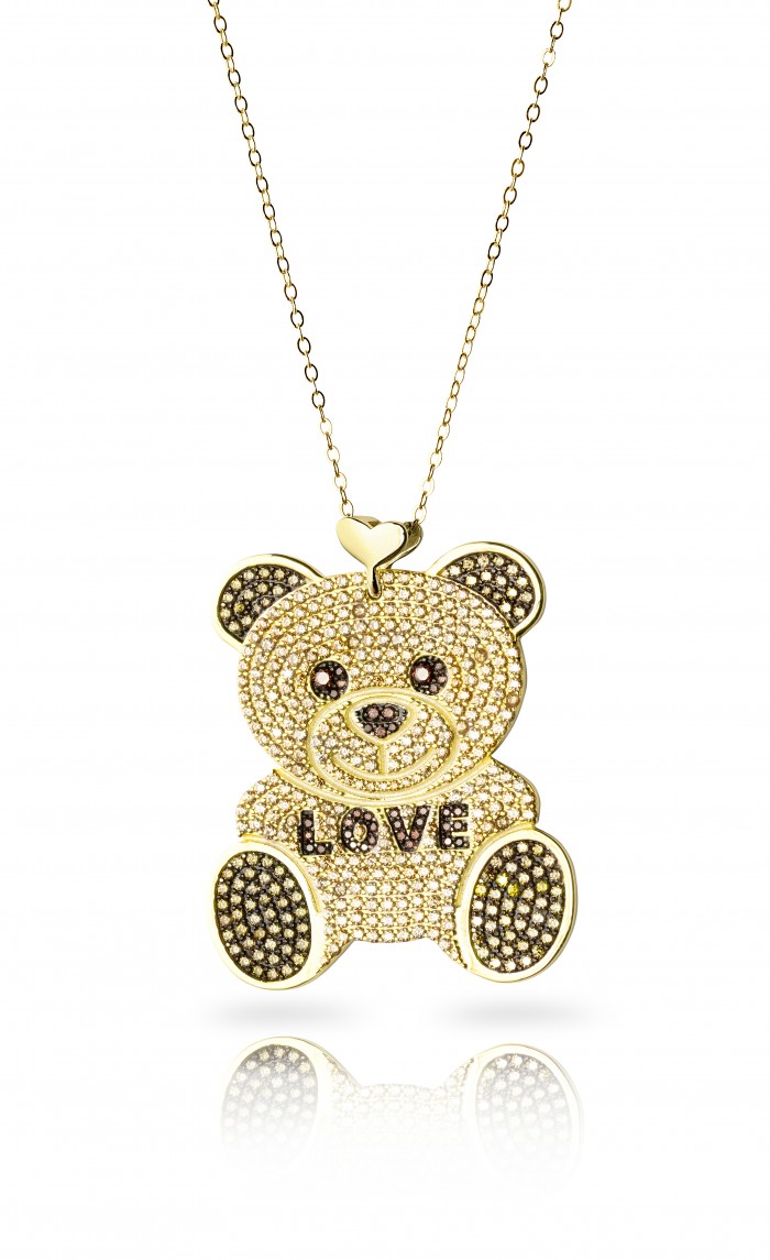 Collana Donna Le Carose "DouDou" in Argento con Swarovski