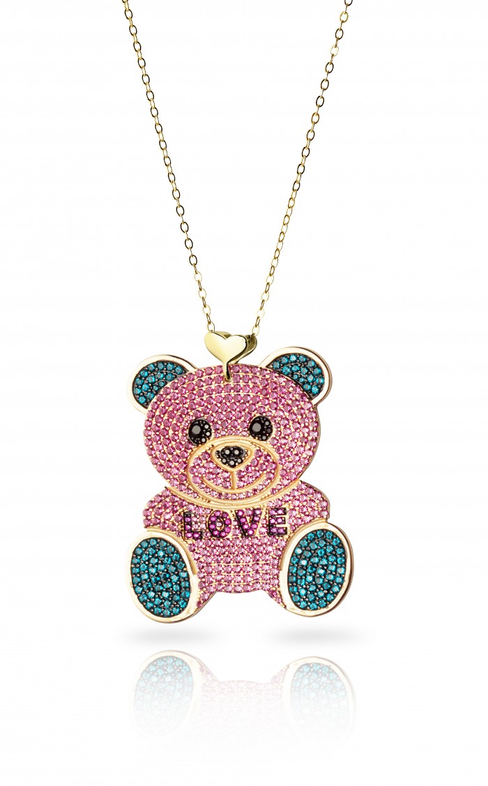 Collana Donna Le Carose "DouDou" in Argento con Swarovski