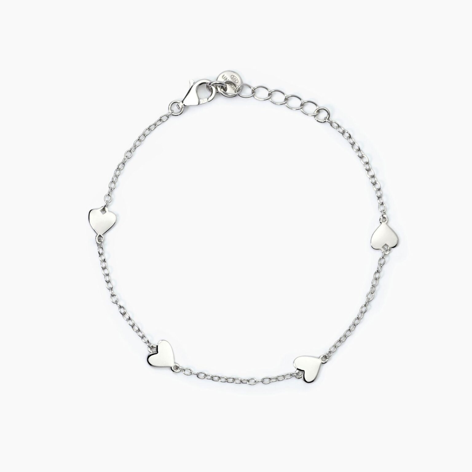 Bracciale Bambina Mabina con Cuoricini in Argento
