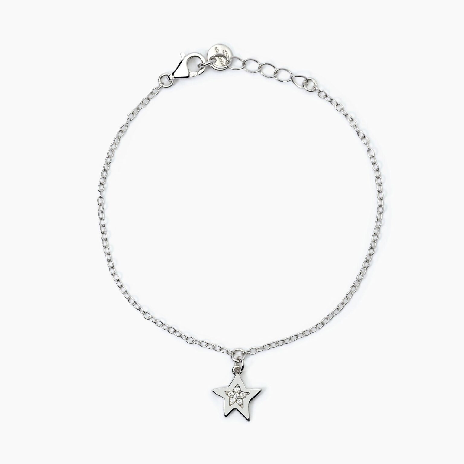 Bracciale Bambina Mabina con Stella in Argento con Zirconi