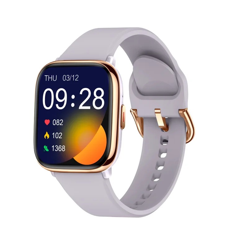 SW081D smartwatch amoled smarty lilla rettangolare