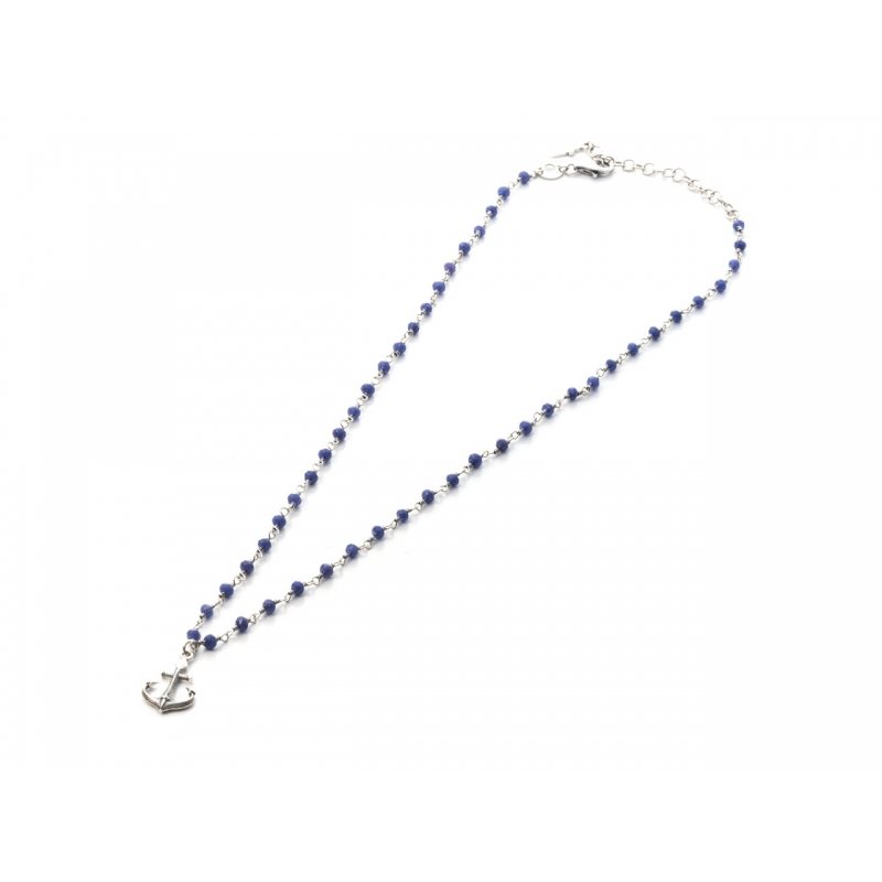 collana rosario cesare paciotti con ancora JPCL1976V