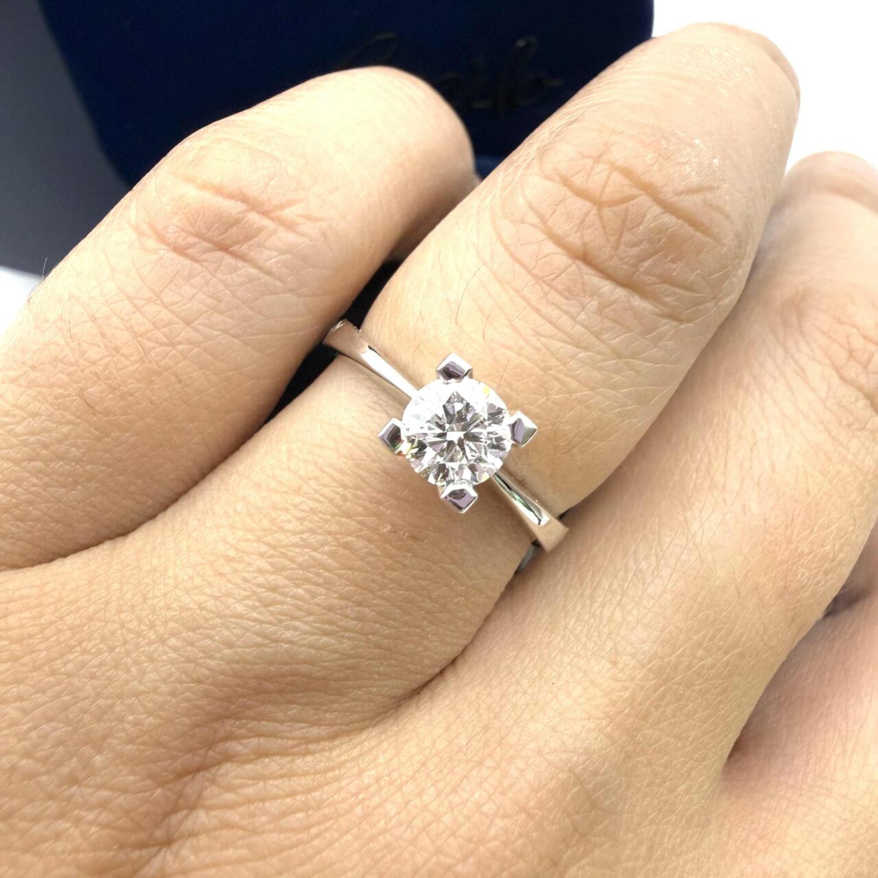 Alternative view of Anello Solitario Recarlo Maria Teresa Ct 0.60