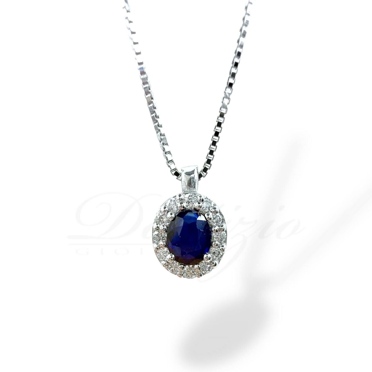collana con zaffiro pg gioielli