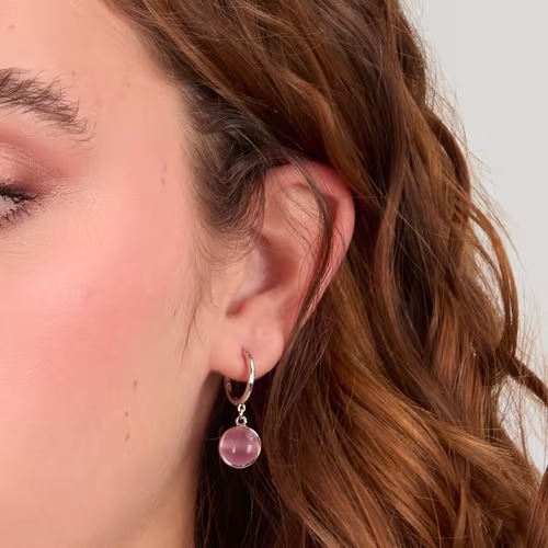 Alternative view of Orecchini a Cerchio con Pendente Morellato Venezia