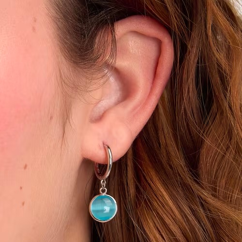 Alternative view of Orecchini a Cerchio con Pendente Morellato Venezia