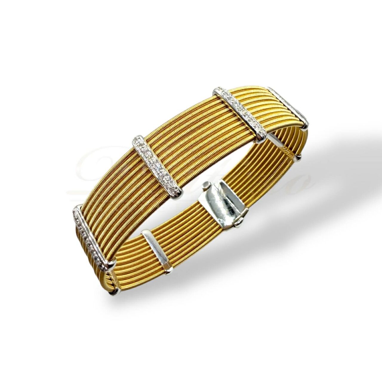 bracciale semi rigido in oro giallo