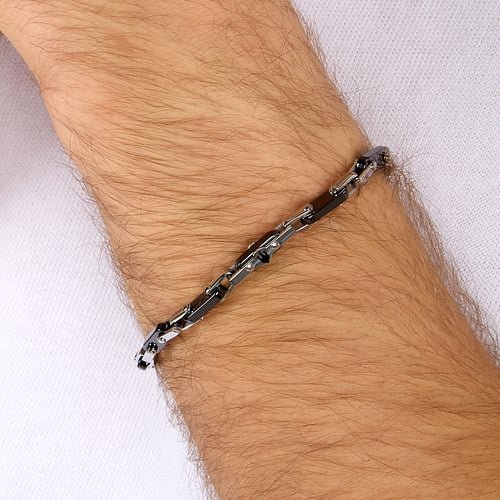 Alternative view of Bracciale Uomo Maserati Ceramic Nero