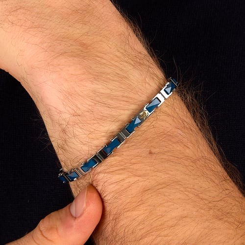 Alternative view of Bracciale Uomo Maserati Ceramic Blu