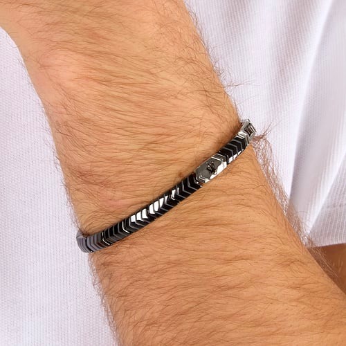 Alternative view of Bracciale Uomo Maserati Ceramic Nero