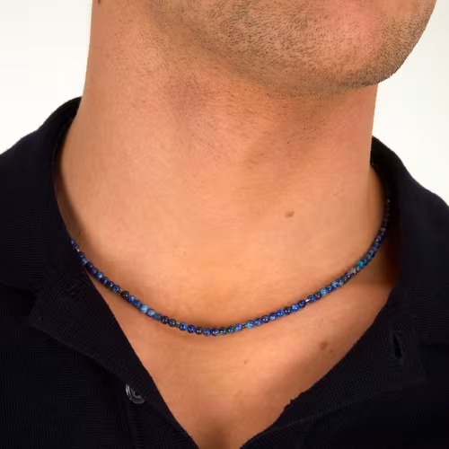 Alternative view of Collana Uomo Morellato Terra in Acciaio e Lapislazzuli