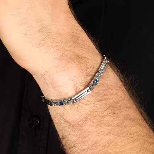 Alternative view of Bracciale Uomo Morellato Motown in Acciaio