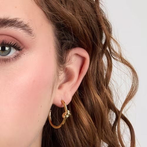 Alternative view of Orecchini Donna Morellato Legame in Acciaio Dorato