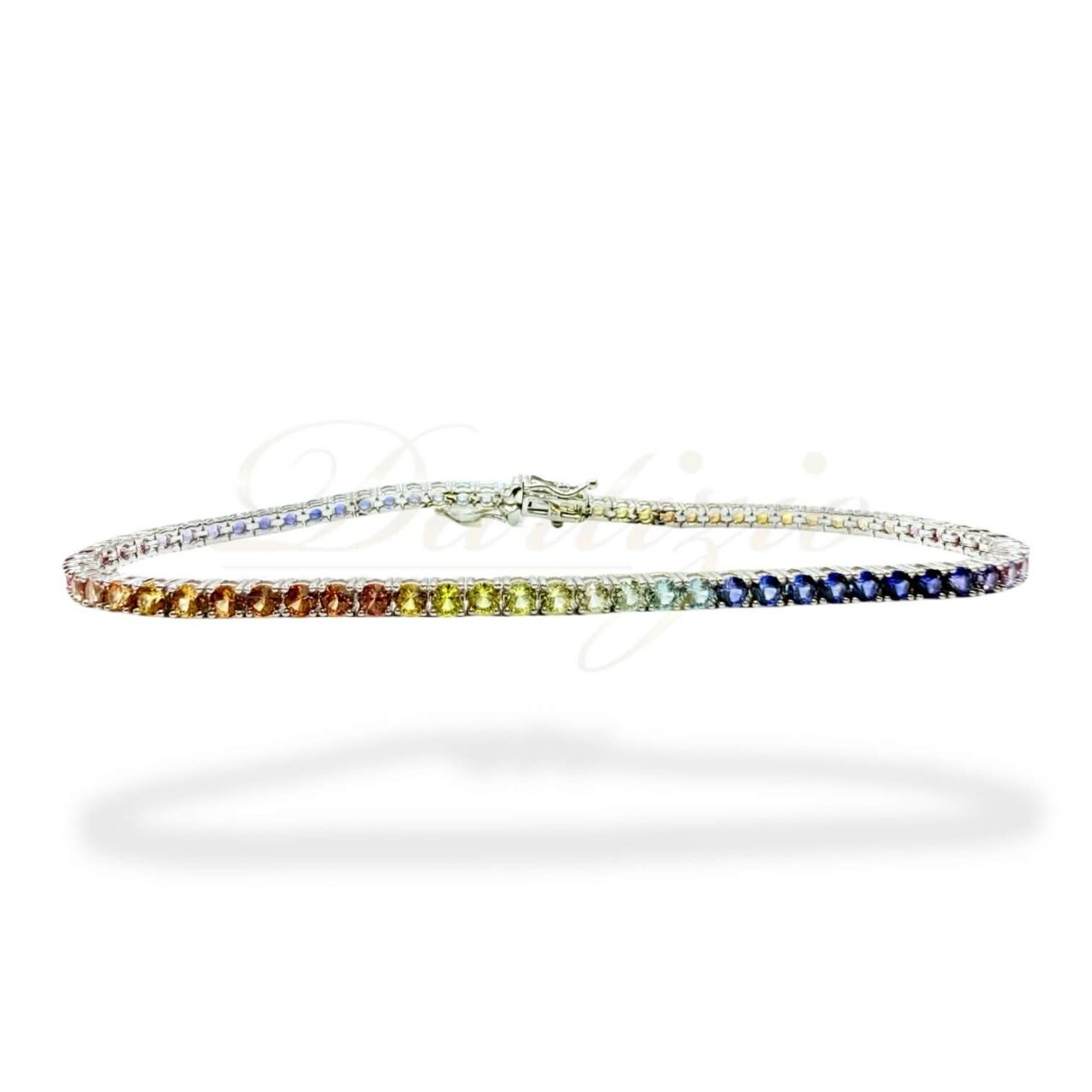bracciale tennis rainbow multicolor