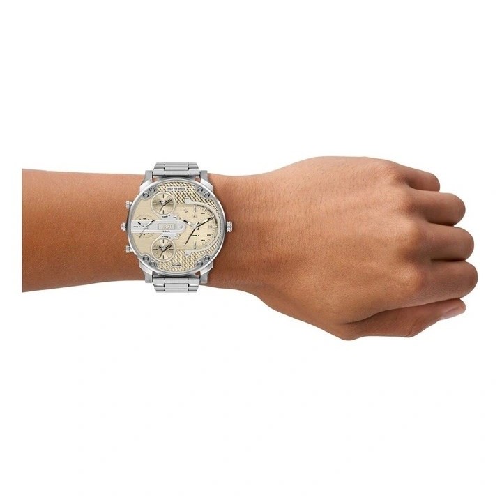 Alternative view of Orologio Uomo Diesel Mr. Daddy Slim in Acciaio